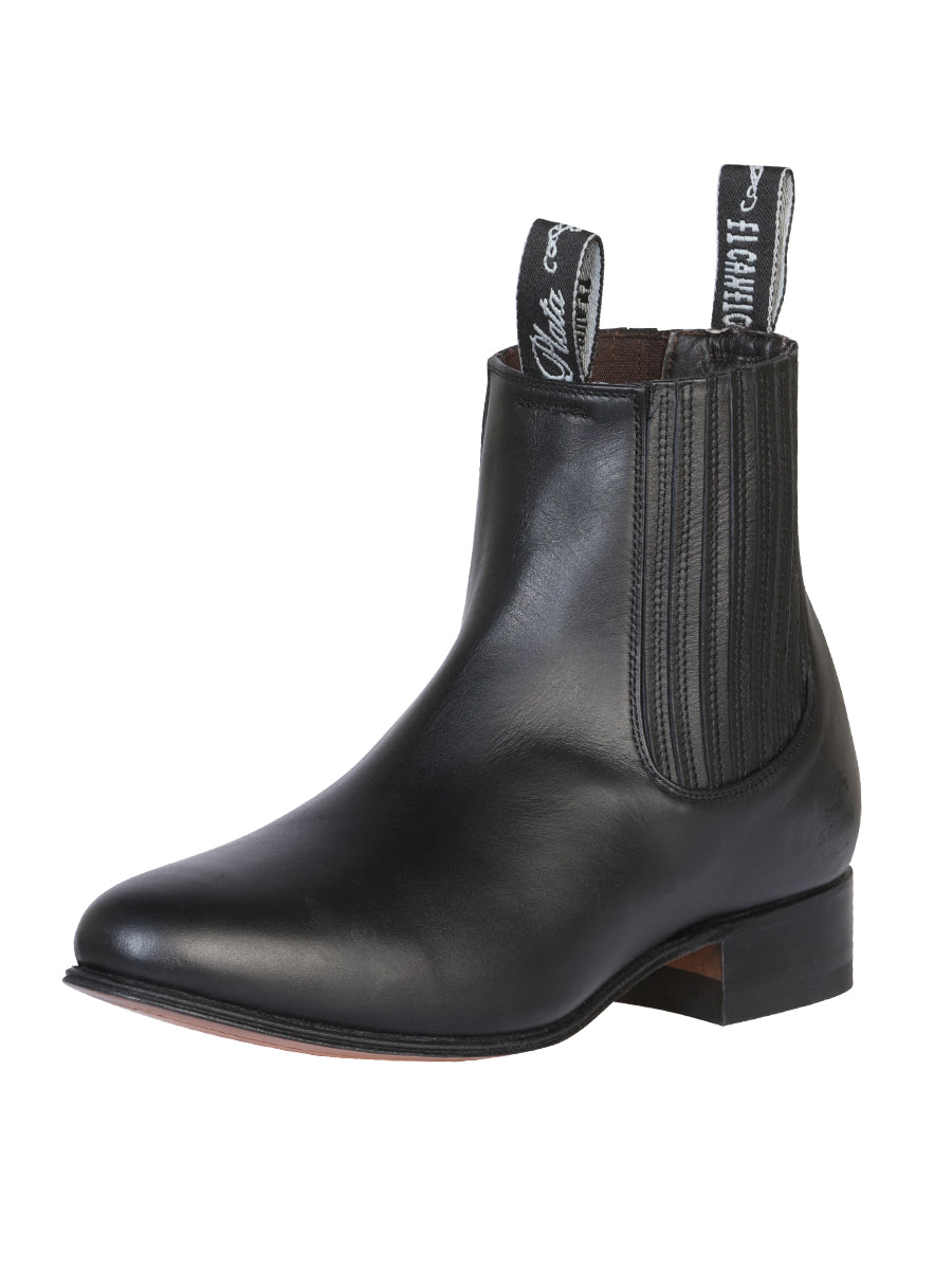 El Canelo - Charro Ankle Boot   - Atlas Black 232