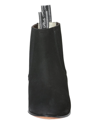 Canelo Charro Boot - Black Nobuck 3663