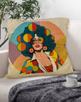 Disco Girl 3 Pillow Case Made in America