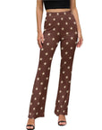 Star Print Flare Pants