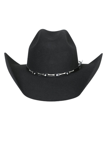 El General Felt Western Hat 50x Black 23075