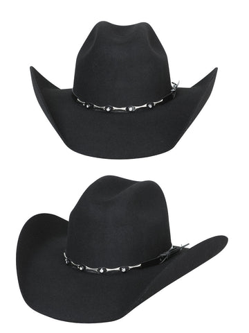 El General Felt Western Hat 50x Black 23075