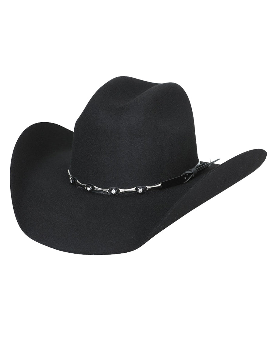 El General Felt Western Hat 50x Black 23075