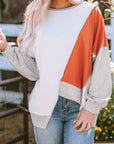 Colorblock Long Sleeve Top