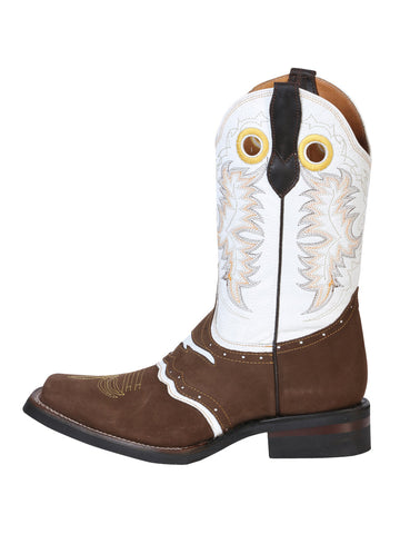 El General Rodeo Boot - Crazy Nobuck  Dark Brown 33313