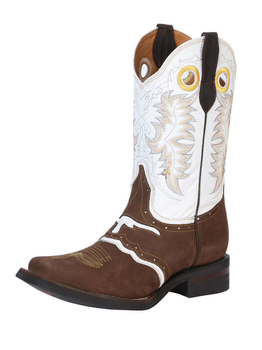 El General Rodeo Boot - Crazy Nobuck  Dark Brown 33313