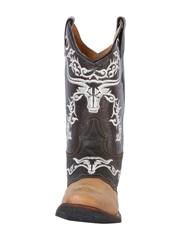 El General Rodeo Boot - Crazy  Honey/ Dark Brown 33316