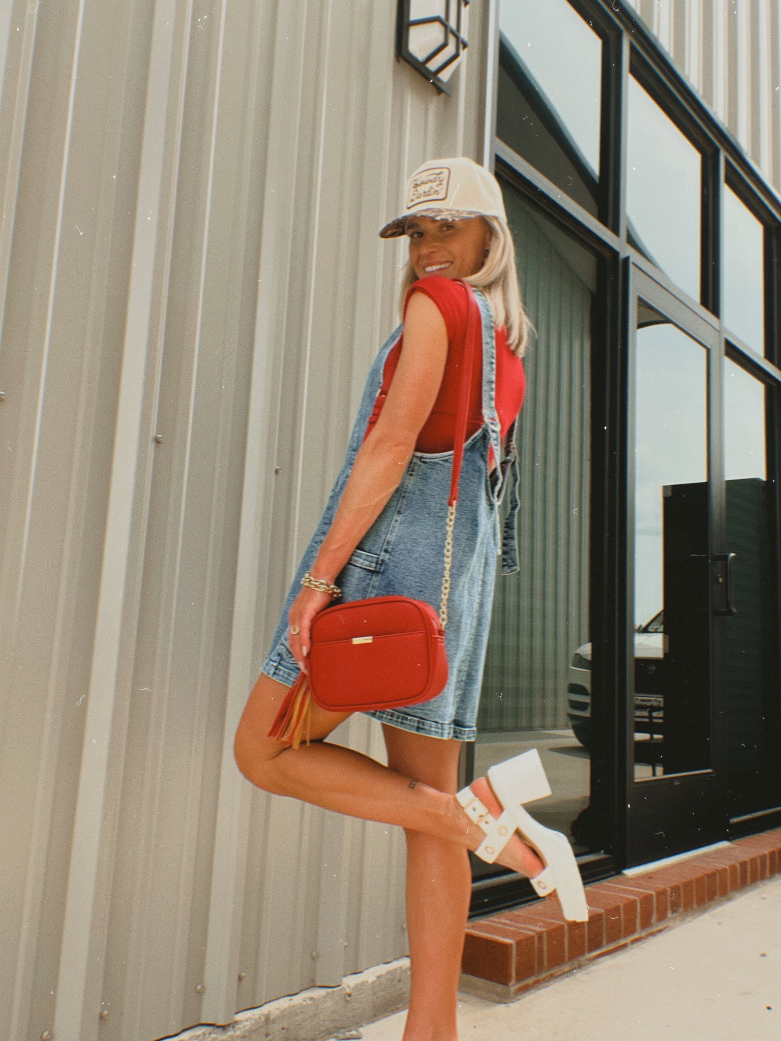 The Coro Dark Denim Dress