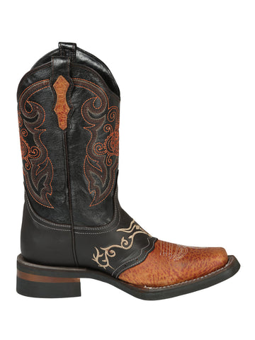 El General Rodeo Boot - Crazy Wine with Embroidery 40667