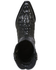 Cowboy boot  El Senor de los Cielos - Caiman  - Black 40854