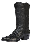 Cowboy boot  El Senor de los Cielos - Caiman  - Black 40854