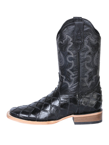 El General Rodeo Boot - Imit Pirarucu - Black 41792