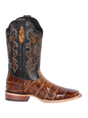 El General Rodeo Boot - Printed Caiman Light Brown 41794