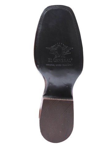 El General Womens Rodeo Boot- Dark Chocolate 42981