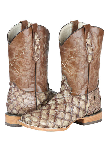 El General Rodeo Boot Monster Fish Cream 44114