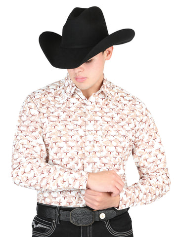 El General Western Shirt - Beige 44303