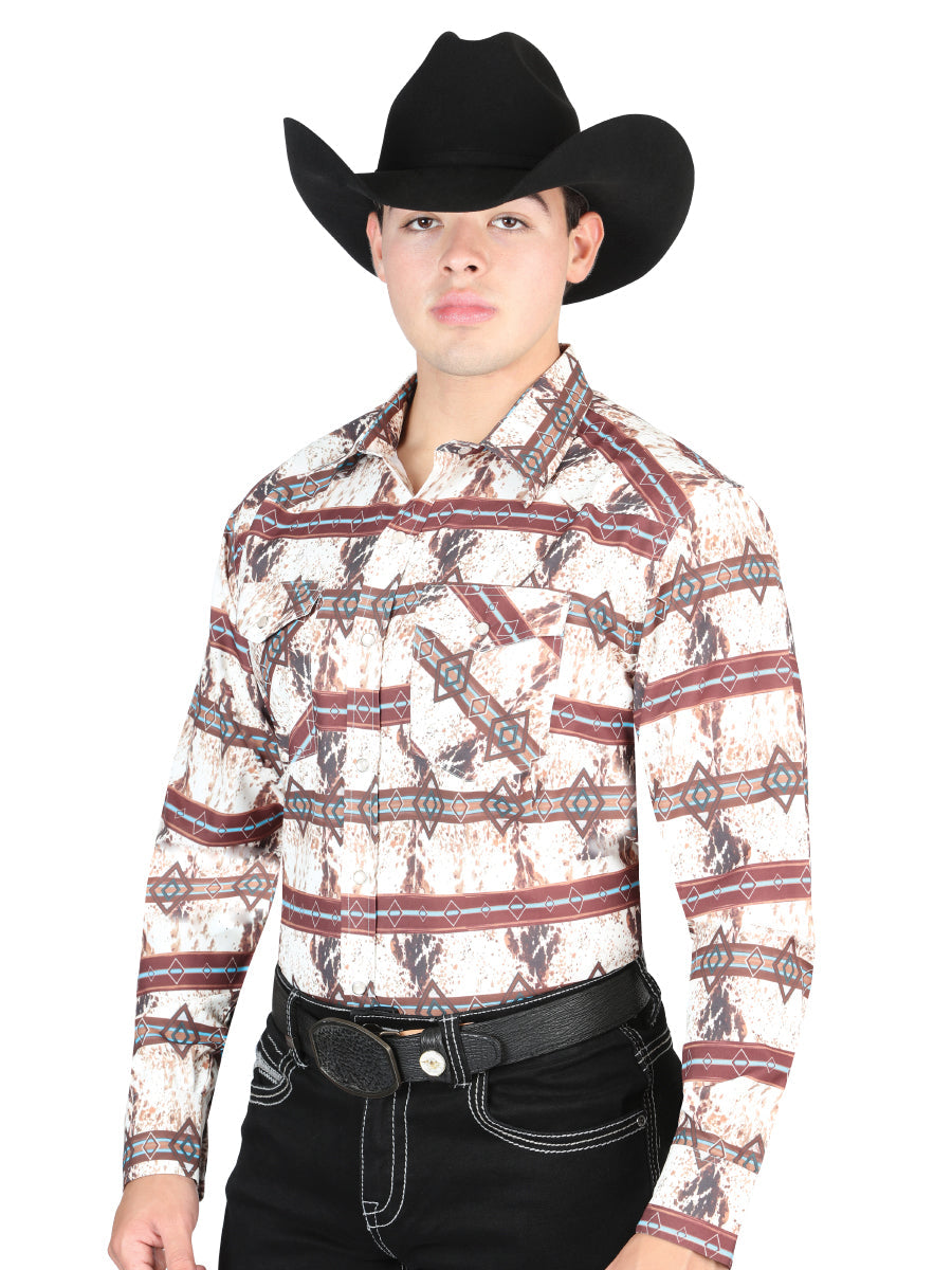 El General - Casual Long Sleeve Shirt - Cafe 44312