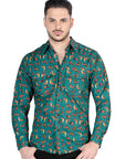 El General Western Shirt - Dark Blue 44319
