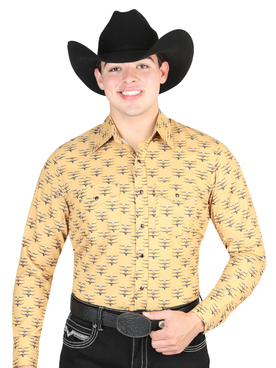 El General Yellow Western Shirt 44323