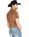 El General Western Shirt - Mustard 44455