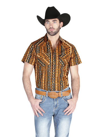 El General Western Shirt - Mustard 44455