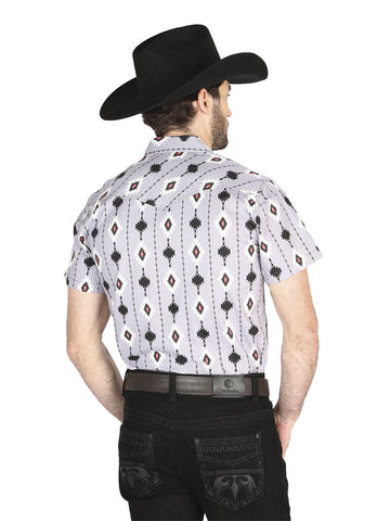 El General Western Shirt - Gray 44461