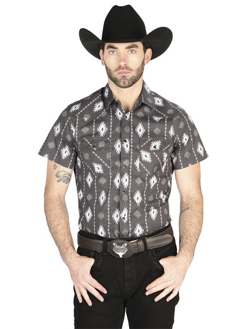 El General Western Shirt - Black 44462