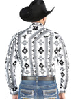 El General - Casual Long Sleeve Shirt - Blanca 44470