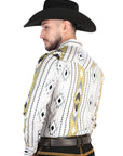 El General - Casual Long Sleeve Shirt - Gris 44473