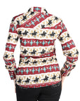 El General Black/Gold Casual Long-Sleeve Shirt  -  Burgandy 44480