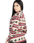 El General Black/Gold Casual Long-Sleeve Shirt  -  Burgandy 44480