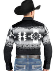 El General - Casual Long Sleeve Shirt - Black 44485