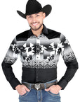 El General - Casual Long Sleeve Shirt - Black 44485