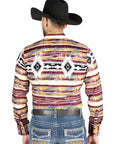 El General - Casual Long Sleeve Shirt - Brown 44487