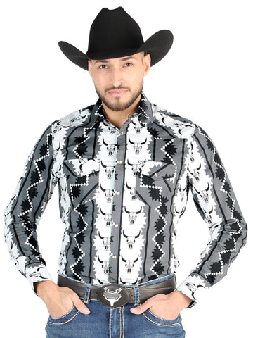 El General - Casual Long Sleeve Shirt - Negro 44491