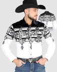 El General - Casual Long Sleeve Shirt - Black 44496