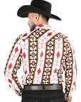 El General - Casual Long Sleeve Shirt - White 44502
