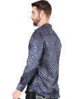 El General Navy/Gold Casual Long-Sleeve Shirt 44548