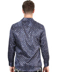El General Navy/Gold Casual Long-Sleeve Shirt 44548