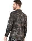 El General Black Casual Long-Sleeve Shirt 44574