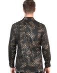 El General Black Casual Long-Sleeve Shirt 44574