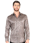 El General Brown Casual Long-Sleeve Shirt 44576
