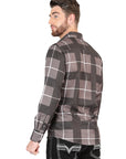 El General Grey Casual Long-Sleeve Shirt 44602