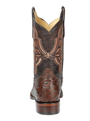 El General Rodeo Boot- Imit Avestruz -  Brown 44665