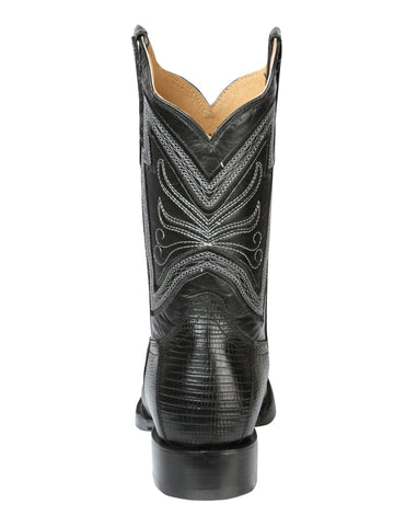 El General Rodeo Boot - Imit Lizard - Black 44666