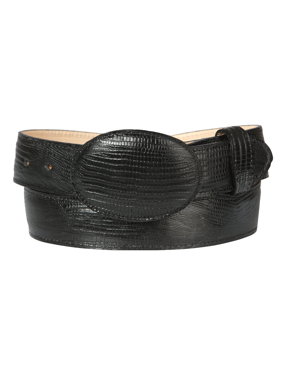 Cowboy Belt - El General - Imitation Lizard - Black 44670