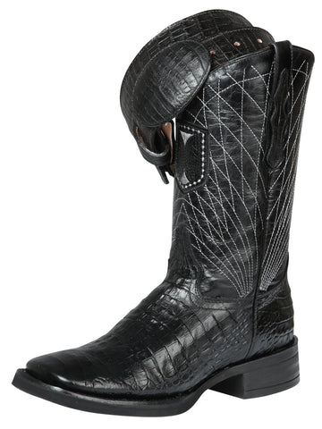 El General Rodeo - Printed Alligator leather boots - Black 44671