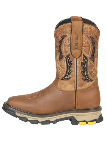 El General Rodeo Work Boot - Leather Sand 44691