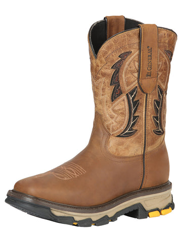 El General Rodeo Work Boot - Leather Sand 44691