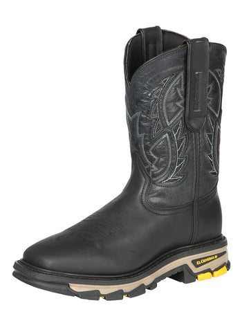 El General  Rodeo Work Boot - Crazy Black 44694